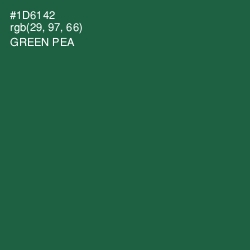 #1D6142 - Green Pea Color Image